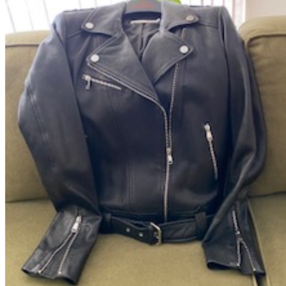 Never worn beautiful motorcycle jacket XS - Picture 2 of 3